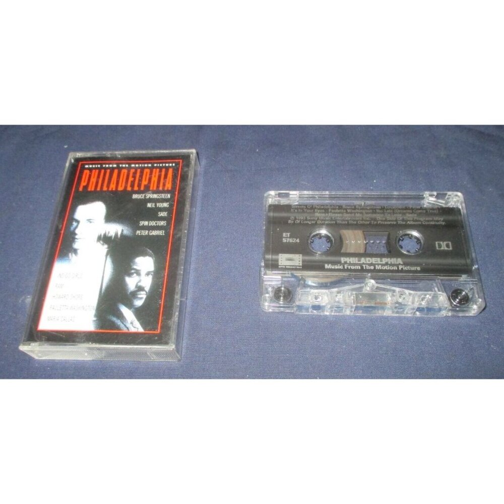 Philadelphia Soundtrack on cassette (Sony Entertainment Canada, 1993)